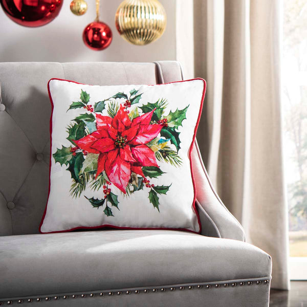 Safavieh Safavieh Gwendolen Pillow - Beige/Red/Green