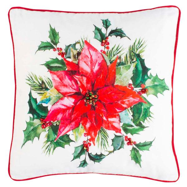 safavieh Safavieh Gwendolen Pillow - Beige/Red/Green