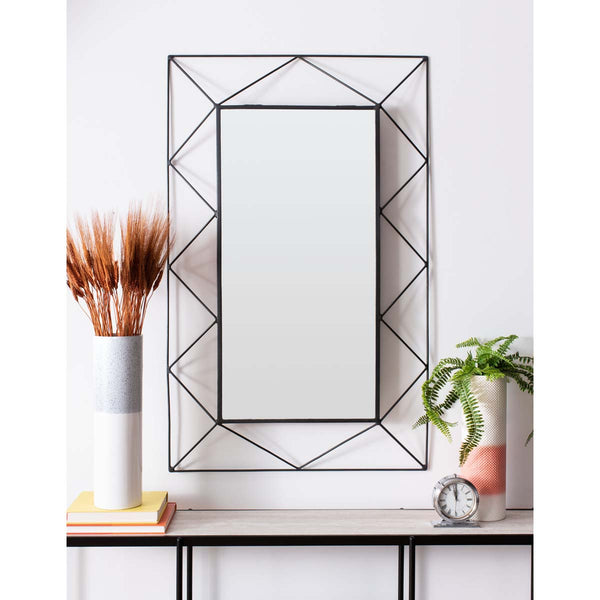 Safavieh Safavieh Heath Mirror - GunMetal
