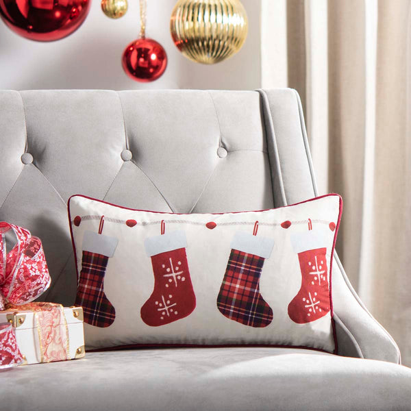Safavieh Safavieh Holly Jolly Pillow - Ivory/Red