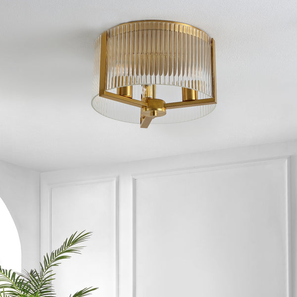 Safavieh Safavieh Jetra Flush Mount Brass