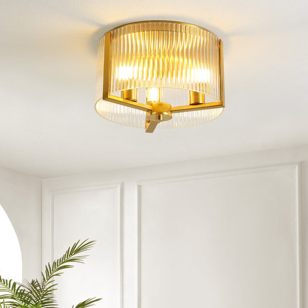 Safavieh Safavieh Jetra Flush Mount Brass