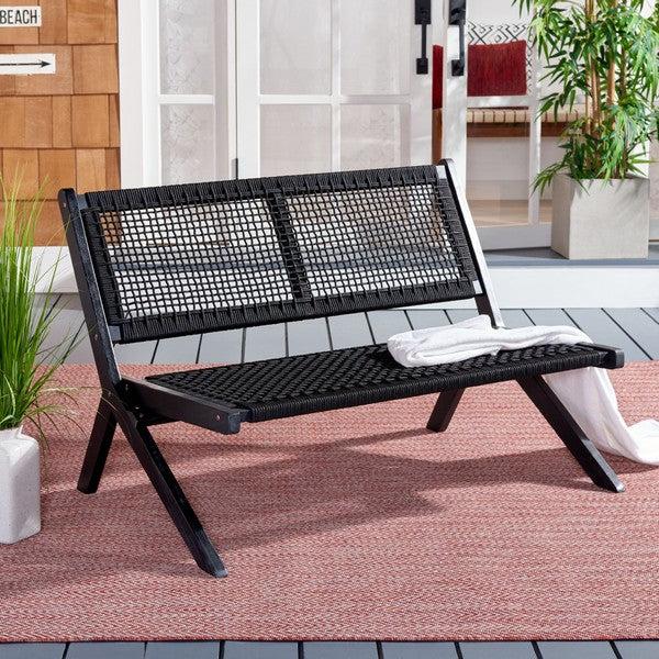 Safavieh Safavieh Kobina Outdoor Bench - Black / Black