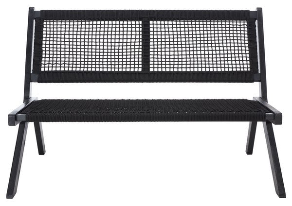 safavieh Safavieh Kobina Outdoor Bench - Black / Black