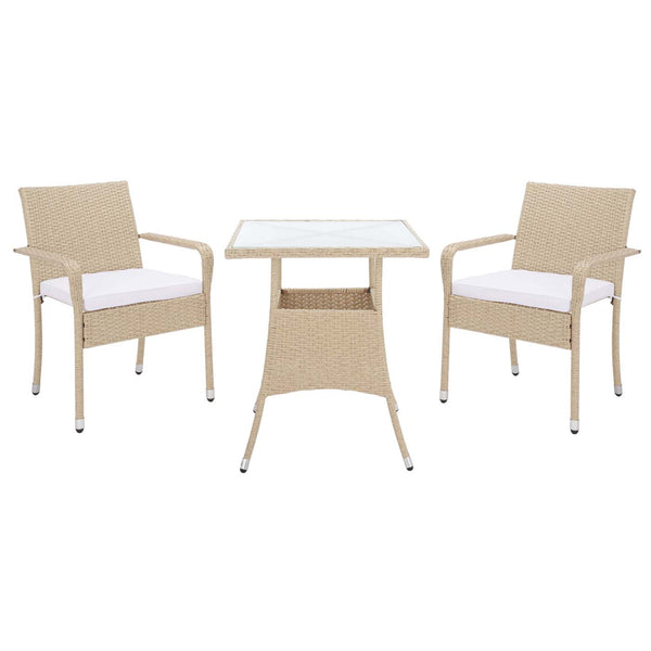 safavieh Safavieh Laban Bistro Set - Beige / White