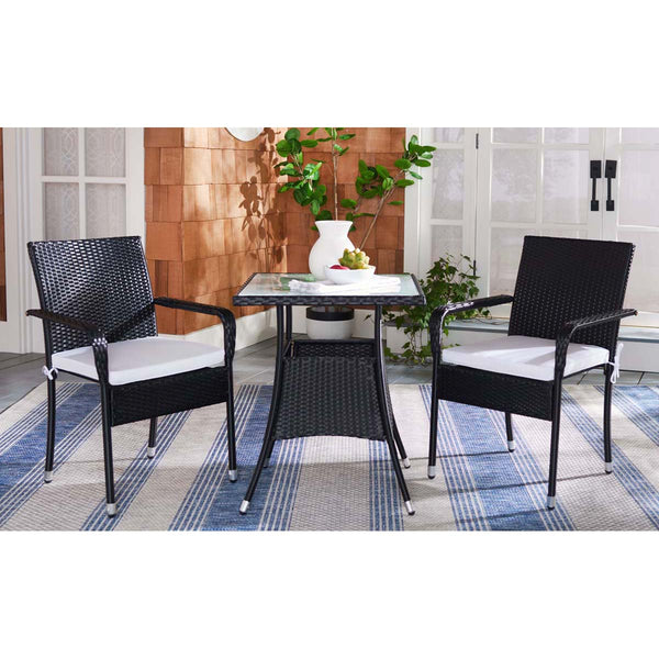 Safavieh Safavieh Laban Bistro Set - Black / White