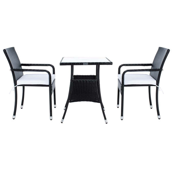 Safavieh Safavieh Laban Bistro Set - Black / White
