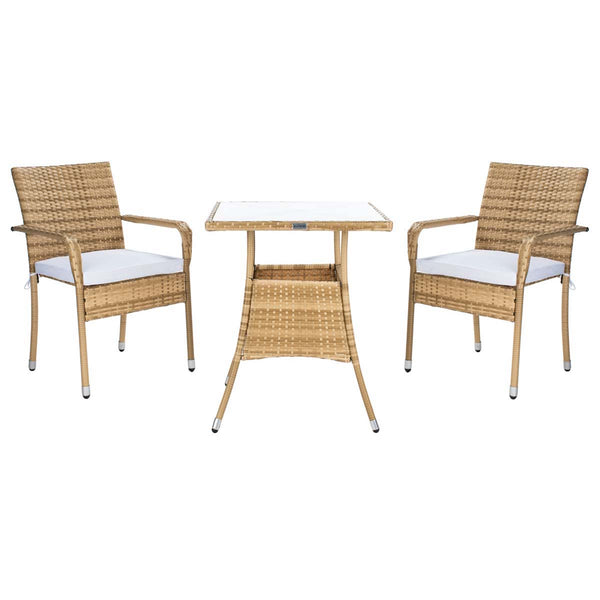 safavieh Safavieh Laban Bistro Set - Natural / White