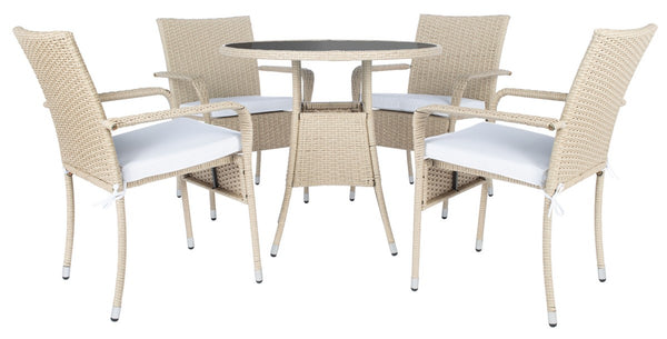 safavieh Safavieh Laina Bistro Set - Beige / White