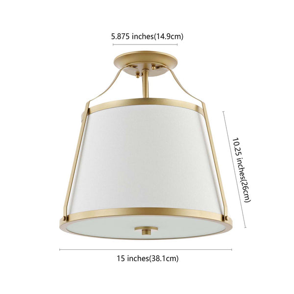 Safavieh Safavieh Lanis Flush Mount - Gold