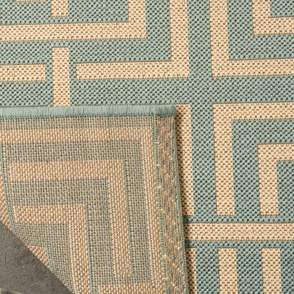 Safavieh Safavieh Linden Rug LND128K - Aqua / Cream