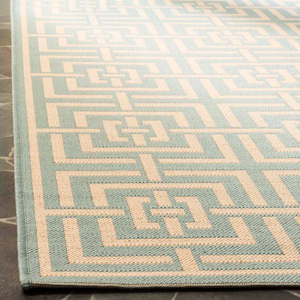 Safavieh Safavieh Linden Rug LND128K - Aqua / Cream