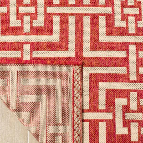 Safavieh Safavieh Linden Rug LND128Q - Red / Creme
