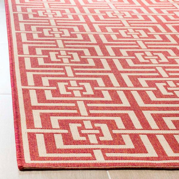 Safavieh Safavieh Linden Rug LND128Q - Red / Creme