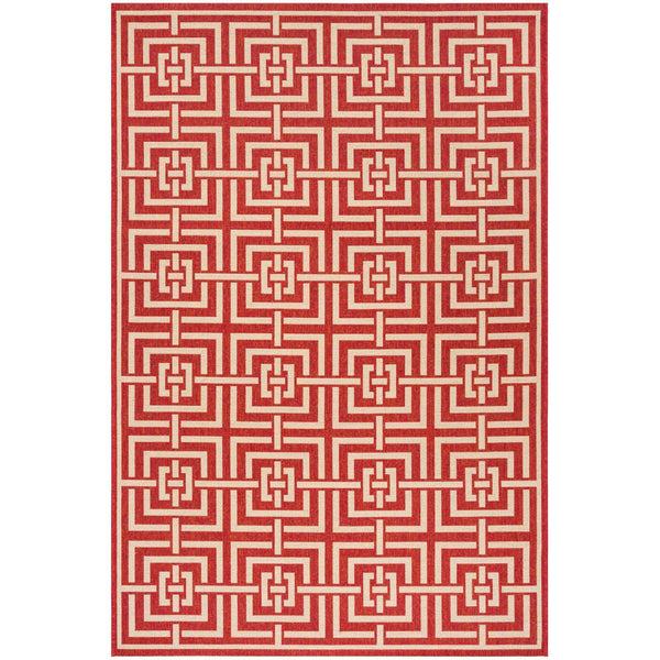 Safavieh Safavieh Linden Rug LND128Q - Red / Creme