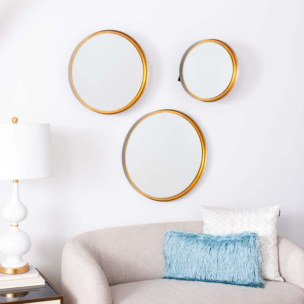 Safavieh Safavieh Loni Mirror - Gold Foil/black