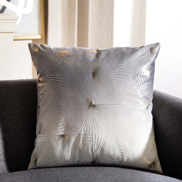 Safavieh Safavieh Loran Pillow - Grey/Gold