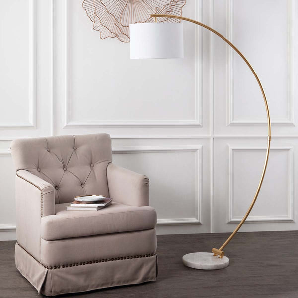 Safavieh Safavieh Madigan Floor Lamp - Gold / White