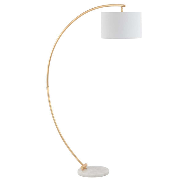 safavieh Safavieh Madigan Floor Lamp - Gold / White