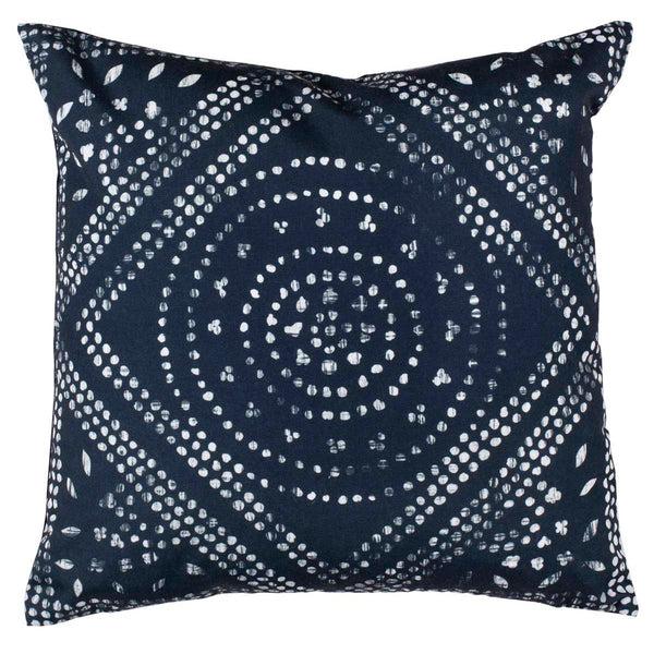 safavieh Safavieh Mallory Pillow - Deep Blue/White