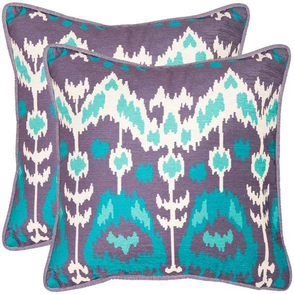 safavieh Safavieh Manhattan Pillow Aqua Cream