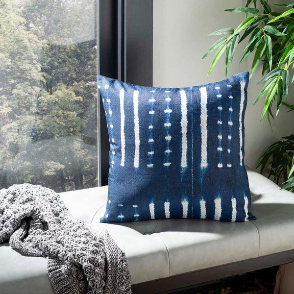 Safavieh Safavieh Narla Pillow - Deep Blue/White