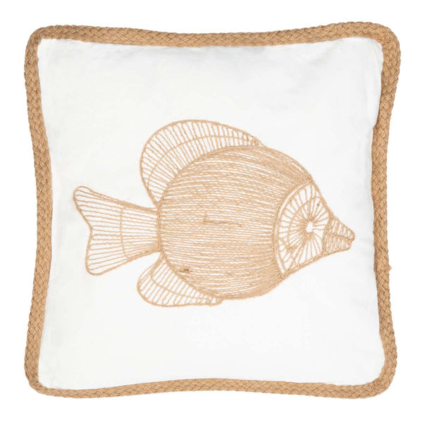safavieh Safavieh Nilam Fish Pillow - Natural