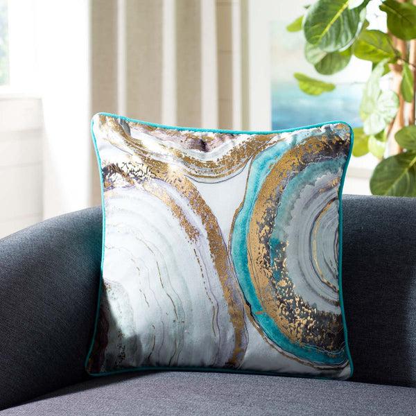 Safavieh Safavieh Nima Pillow - Blue/Gold