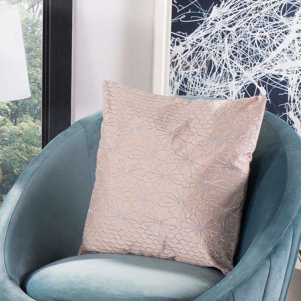 Safavieh Safavieh Nisha Pillow - Champagne/Silver