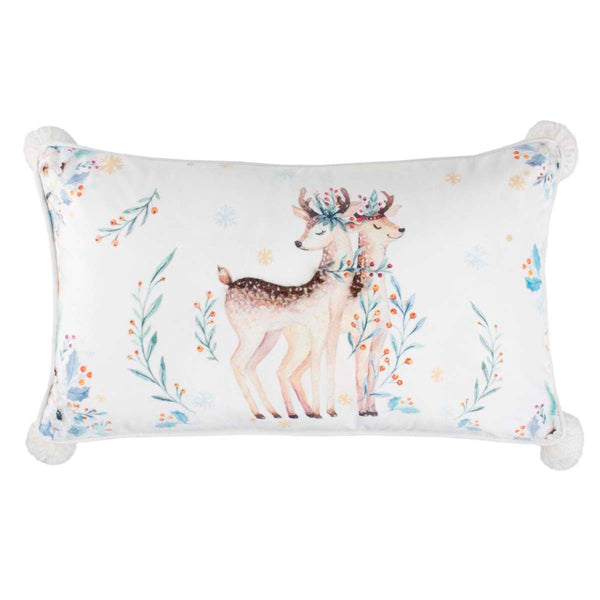 safavieh Safavieh Nutmeg Pillow - White/Brown
