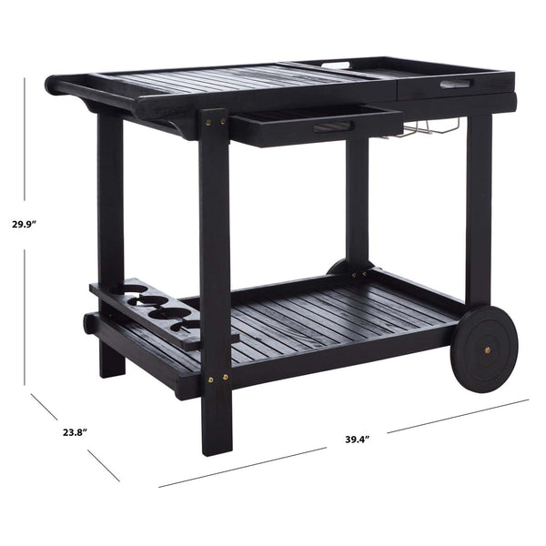 Safavieh Safavieh Orland Tea Trolly - Black