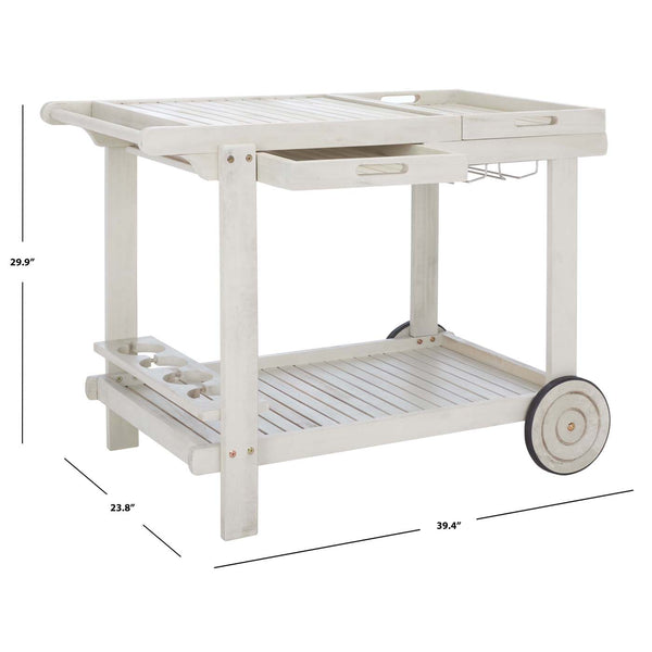 Safavieh Safavieh Orland Tea Trolly - White