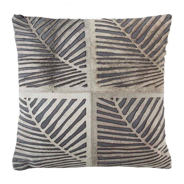 Safavieh Safavieh Palm Cowhide Pillow White