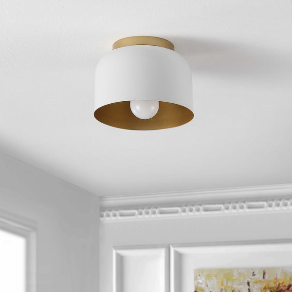 Safavieh Safavieh Peale Flush Mount - White/Gold