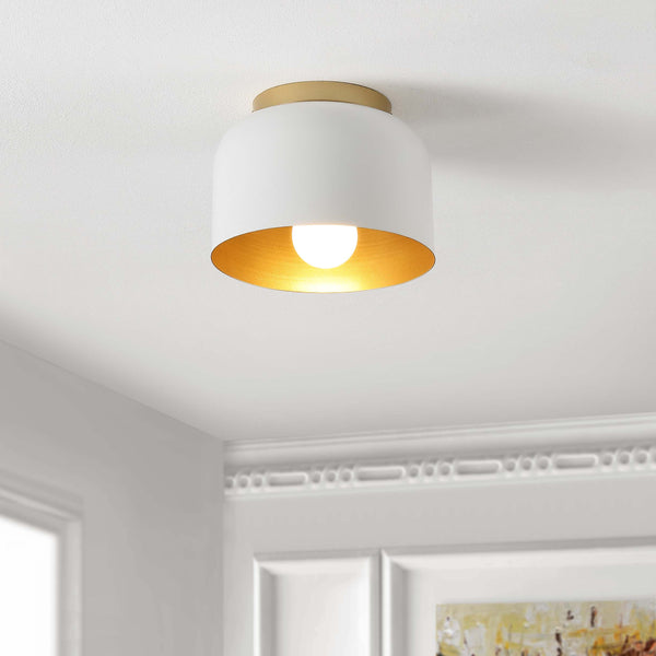Safavieh Safavieh Peale Flush Mount - White/Gold