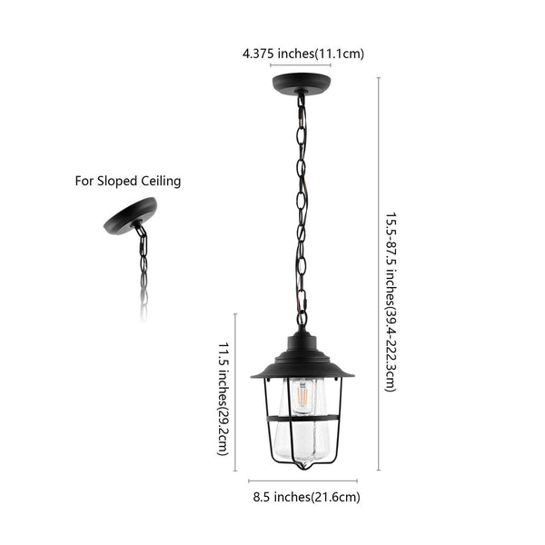 Safavieh Safavieh Penber Outdoor Pendant - Black