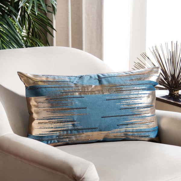 Safavieh Safavieh Prasla Pillow - Pine/Gold