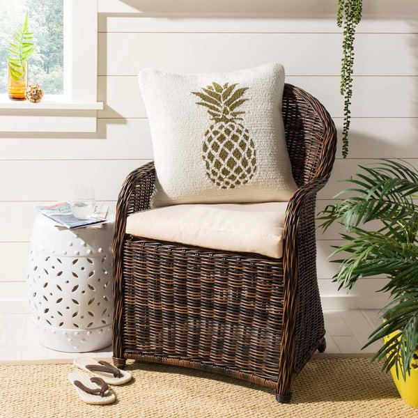 Safavieh Safavieh Pure Pineapple Pillow - Gold/White