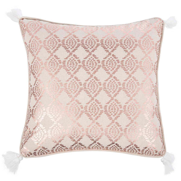 safavieh Safavieh Remis Pillow - Rose Gold/White