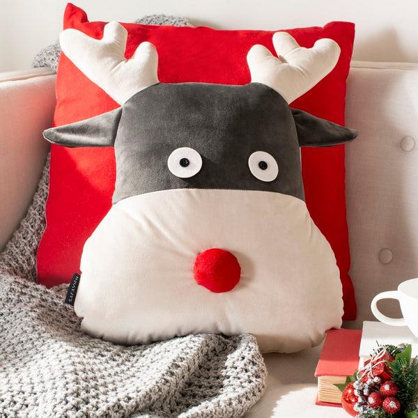 Safavieh Safavieh Reno Reindeer Pillow - Multi