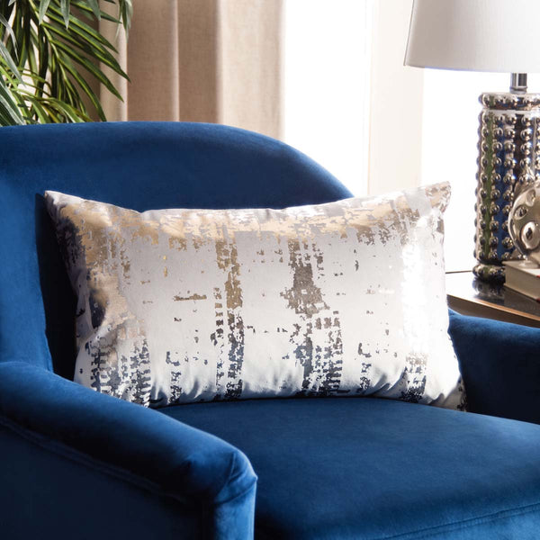 Safavieh Safavieh Rensia Pillow - Silver/Beige