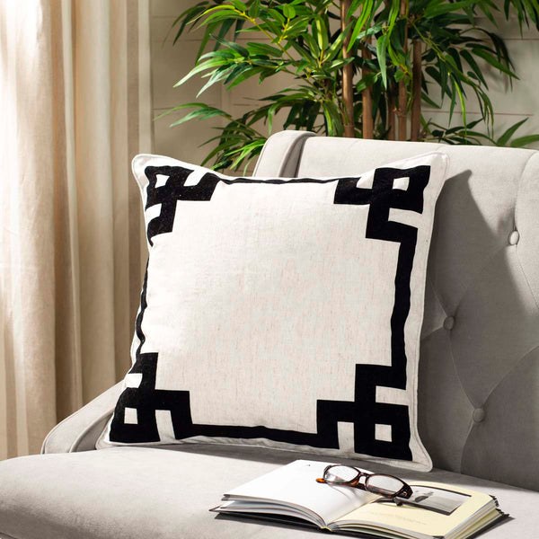 Safavieh Safavieh Renti Pillow - Natural/Black
