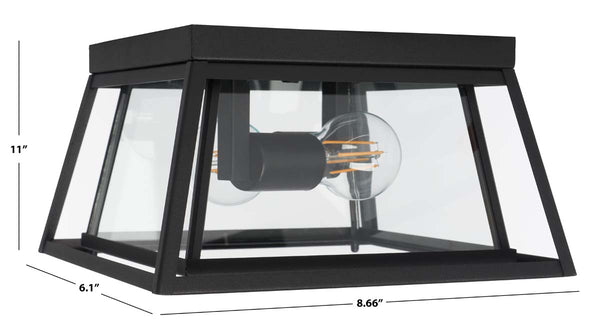 Safavieh Safavieh Rydler Outdoor Flush Mount - Black