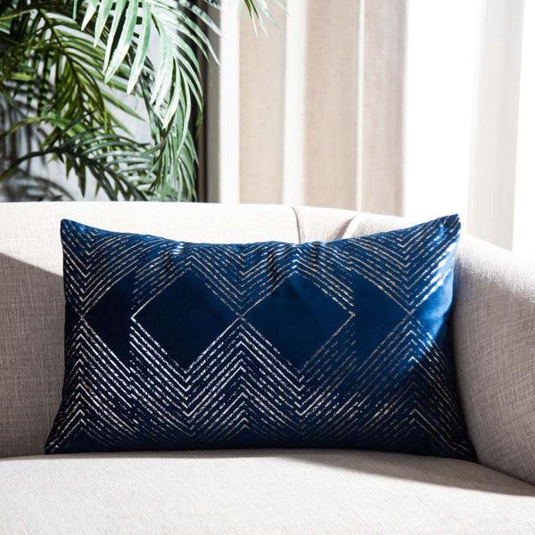 Safavieh Safavieh Sarla Pillow - Navy/Grey