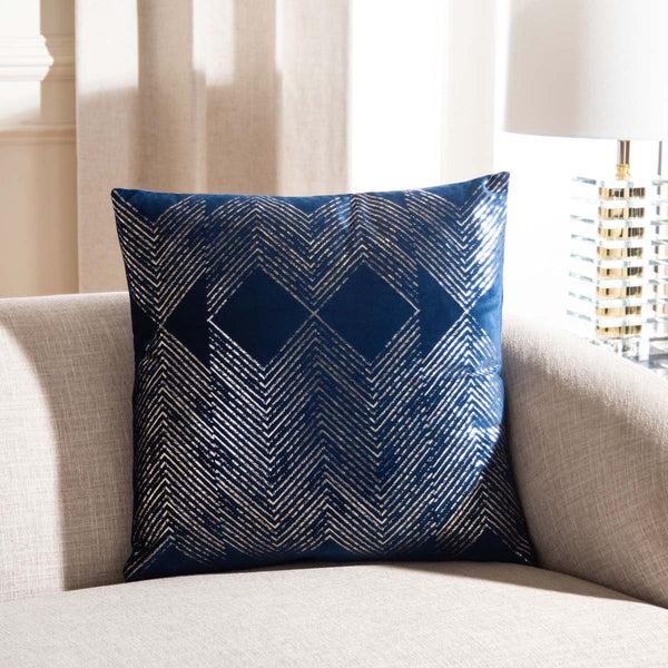 Safavieh Safavieh Sarla Pillow - Navy/Grey