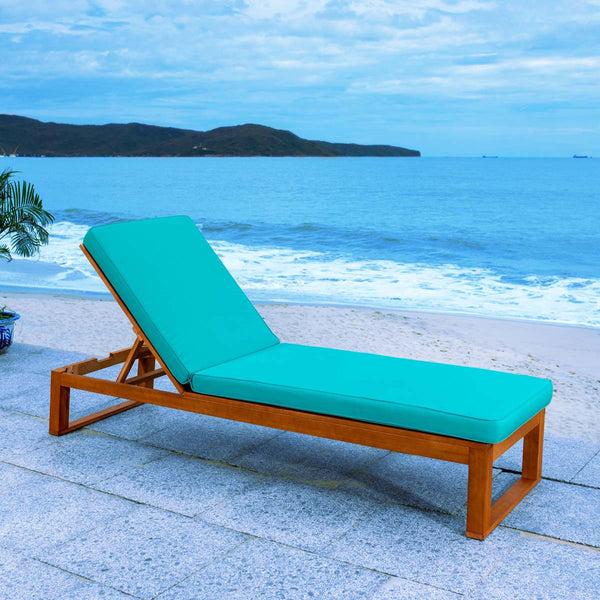 Safavieh Safavieh Solano Sunlounger - Natural / Aqua