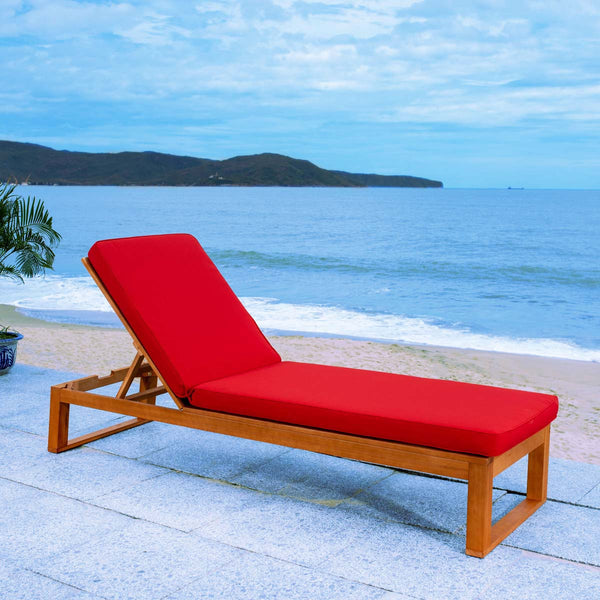 Safavieh Safavieh Solano Sunlounger - Natural / Red