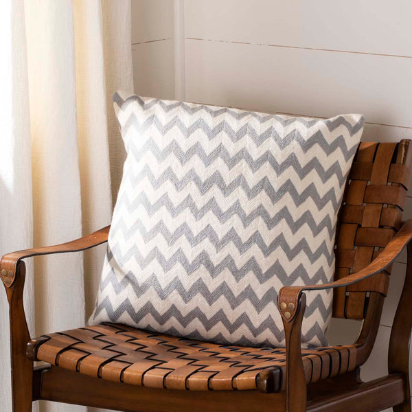 Safavieh Safavieh Striped Tealea Pillow Grey
