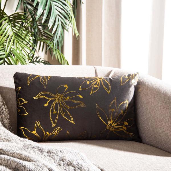 Safavieh Safavieh Yari Pillow - Grey/Gold
