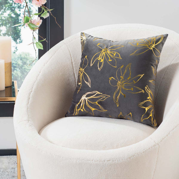 Safavieh Safavieh Yari Pillow - Grey/Gold
